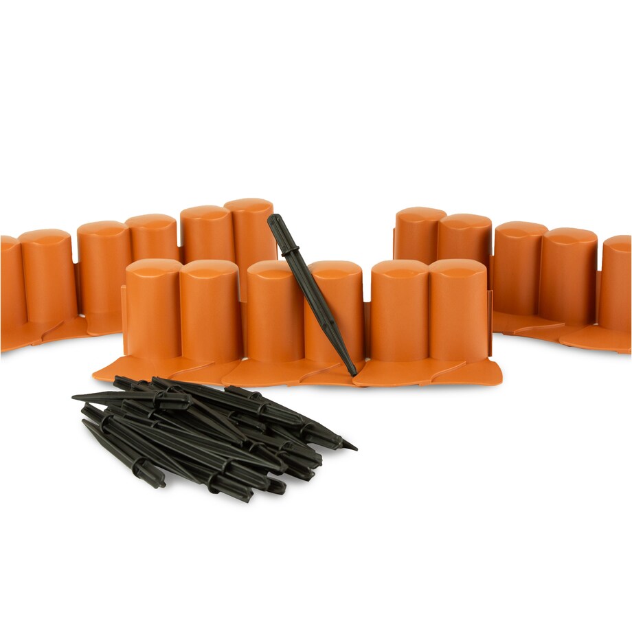 Płotek Ogrodowy 3,02 M Obrzeże Trawnikowe Palisada Terakota