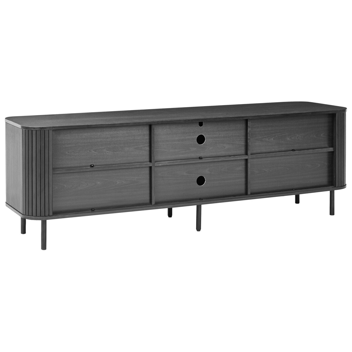 Szafka RTV BRADLEY Czarny