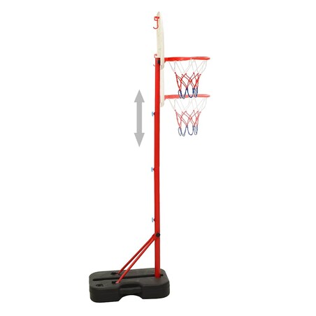 vidaXL Zestaw do koszykówki, regulowany w zakresie 138,5-166 cm