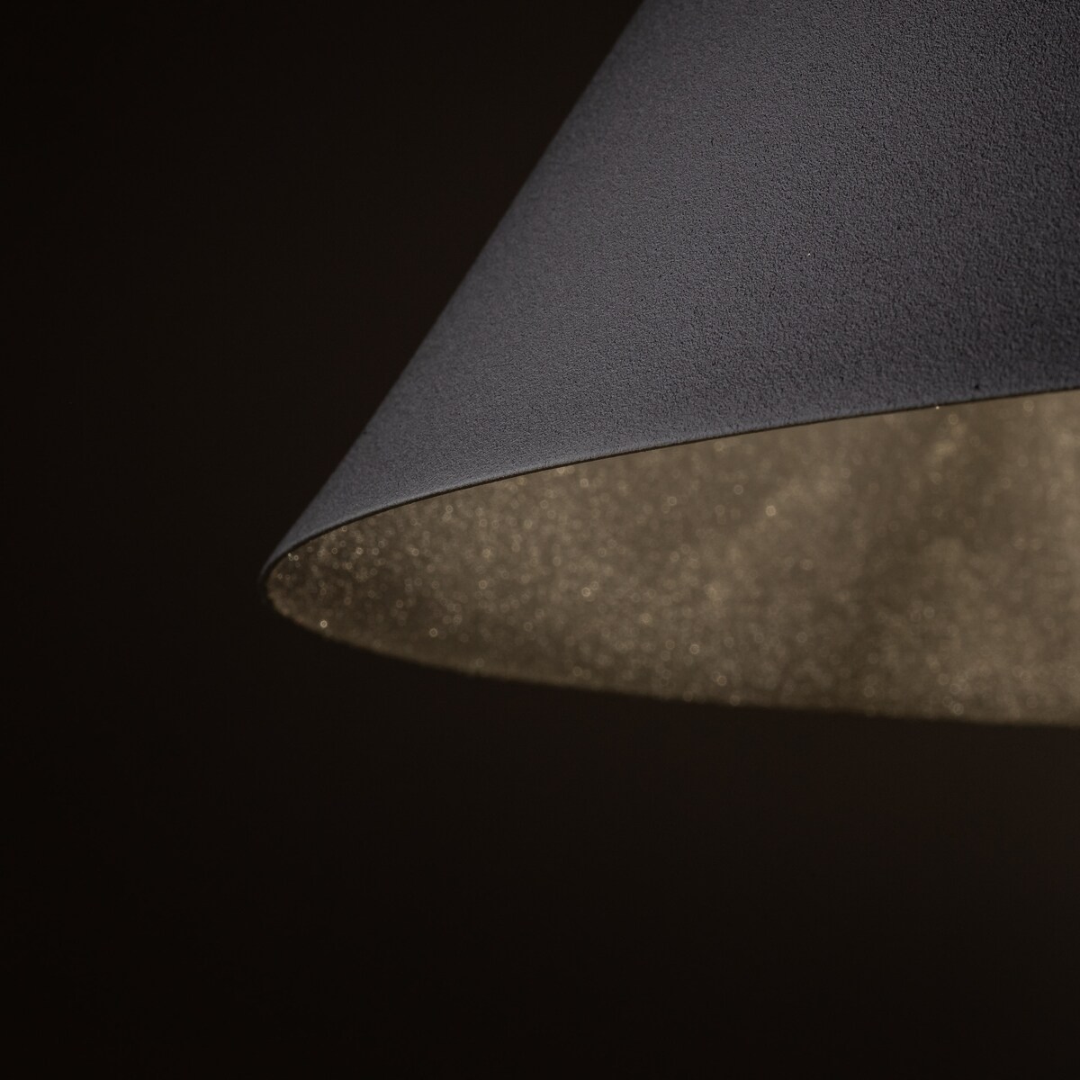 Lampa wisząca TK Lighting CONO BLACK 10059 czarna 50 cm E27 regulowana do 170 cm