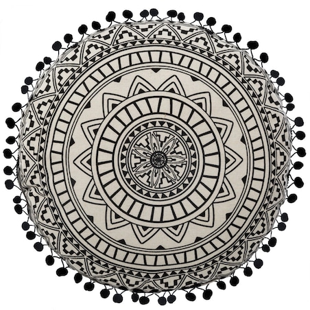 Poduszka dekoracyjna okrągła DELHI, Ø 33 cm