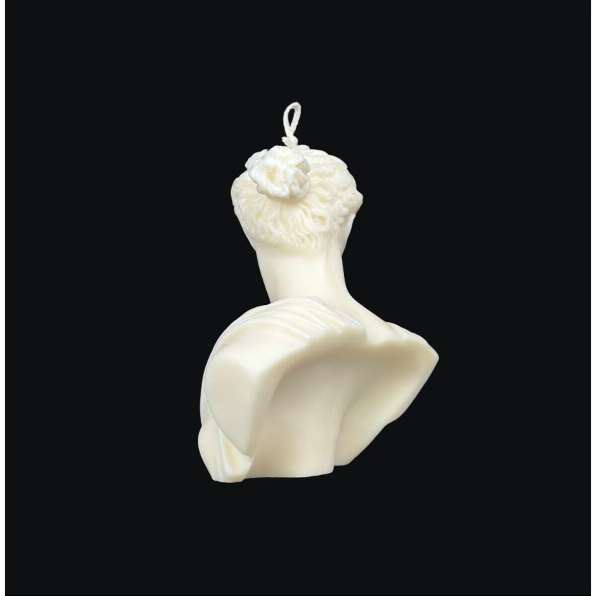 Świeca sojowa Artemis w formie dekoracyjnego popiersia – elegancka rzeźba do wnętrz