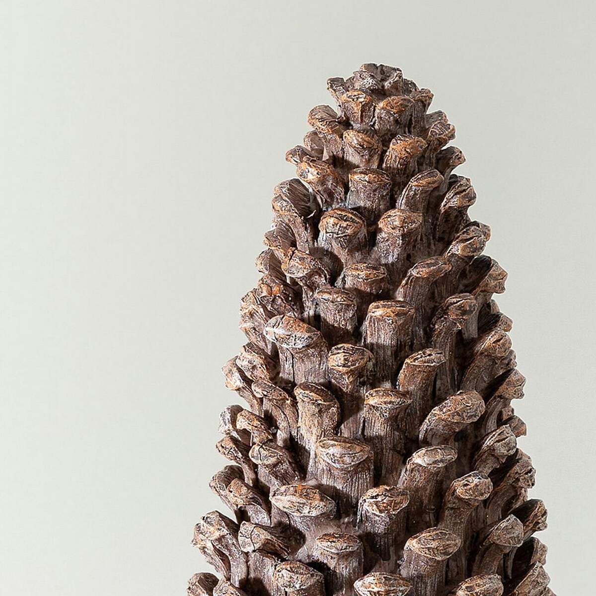 Figurka Szyszka mała 12x12x23 cm boże narodzenie, święta, świąteczne, brązowy, 12x12x23 cm
