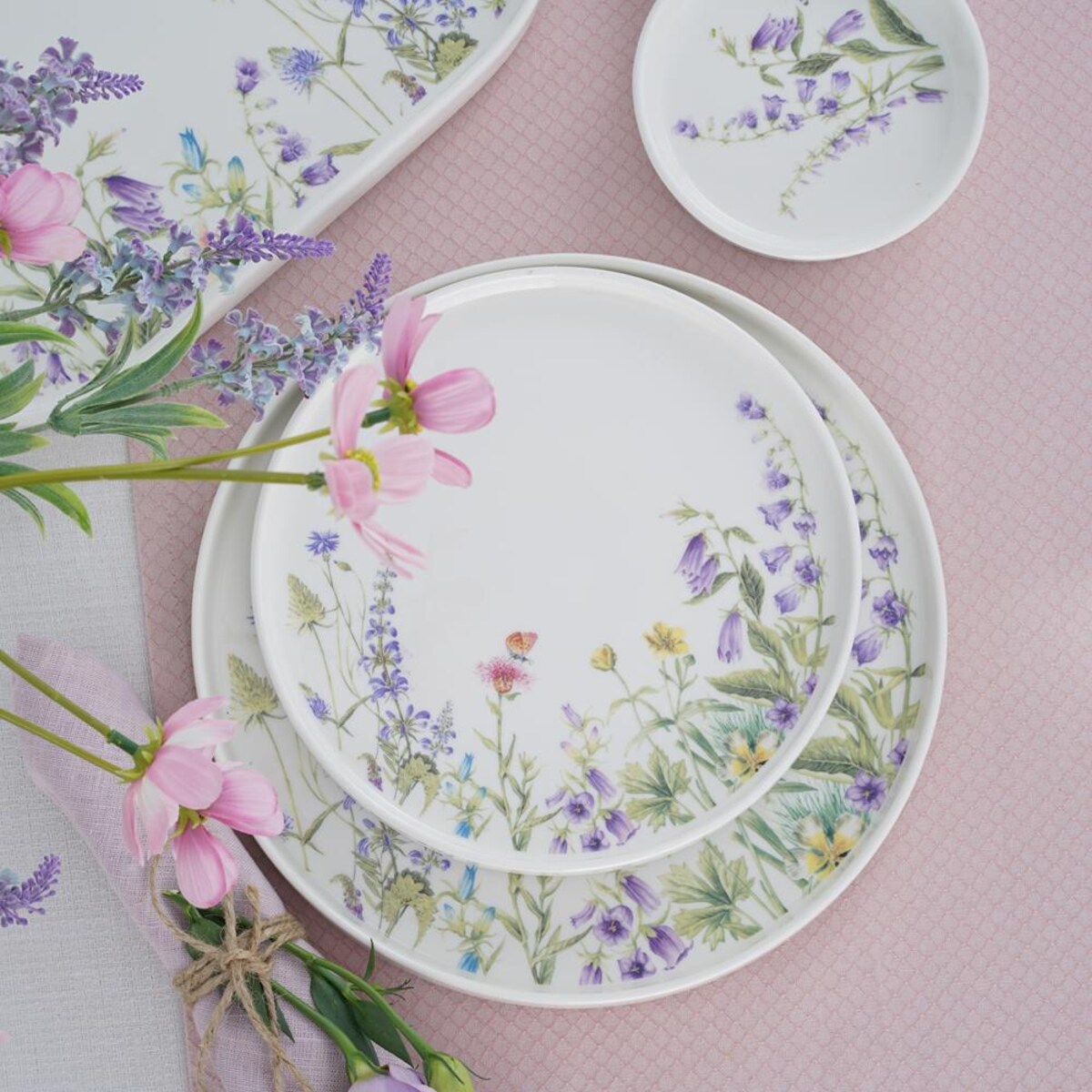 VILLA ITALIA Serwis obiadowy na 6 osób porcelanowy VIOLA