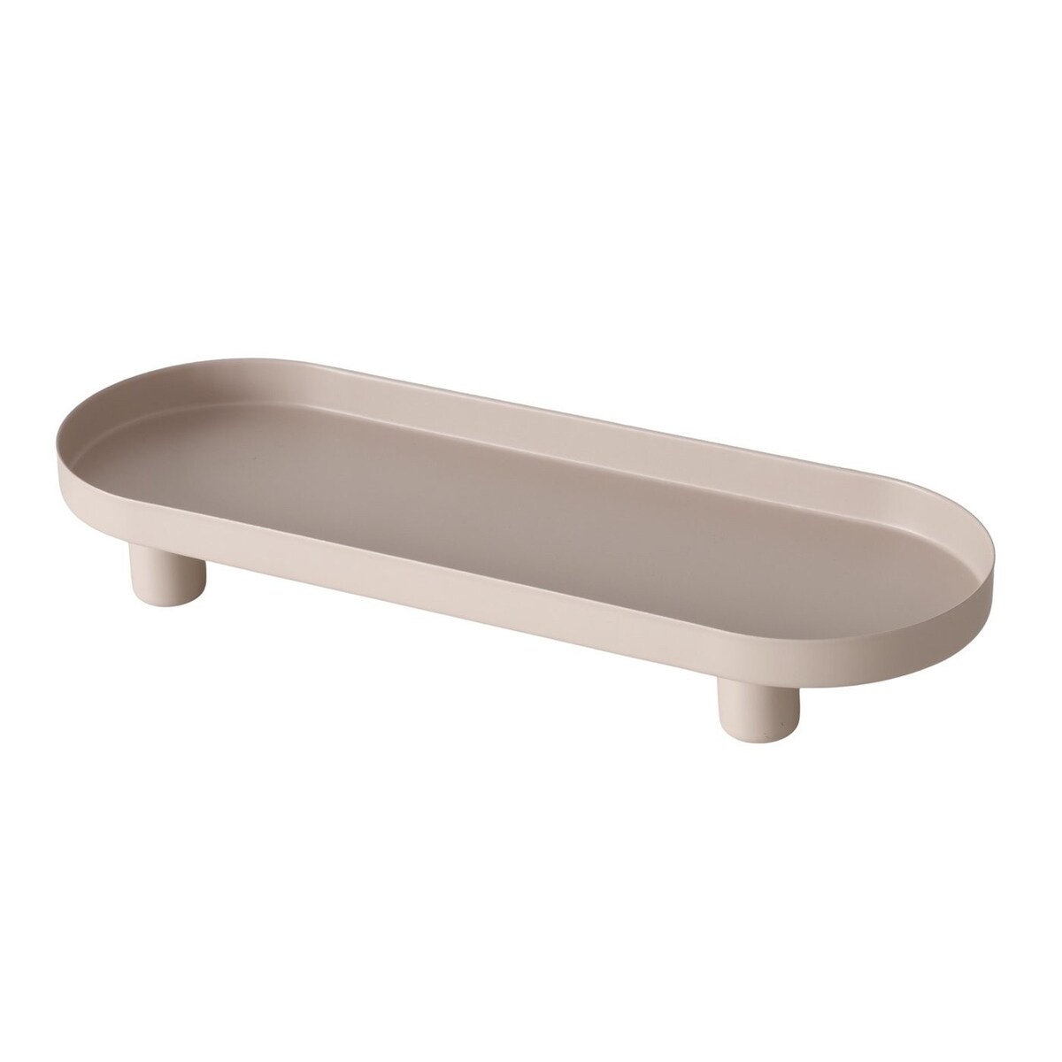 Taca dekoracyjna 28x10x3,7 cm FERCULUM beżowa