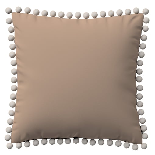Poszewka Wera na poduszkę 45x45 mocca