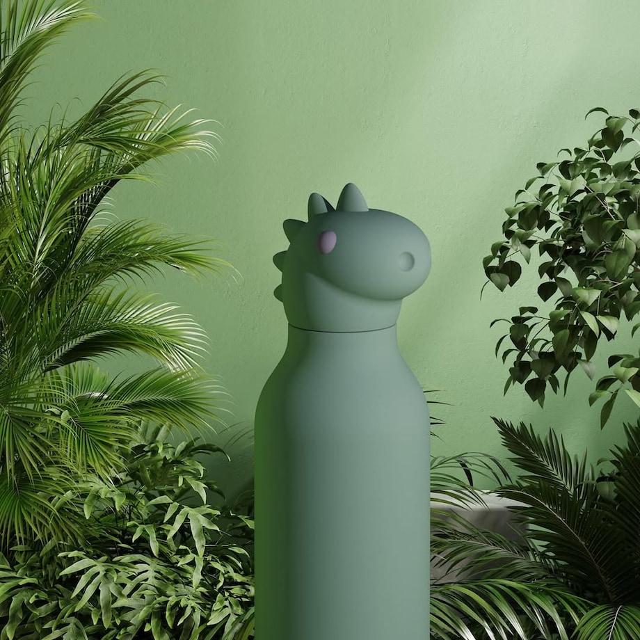 ASOBU BESTIE BOTTLE butelka termiczna dla dziecka, Dinosaur