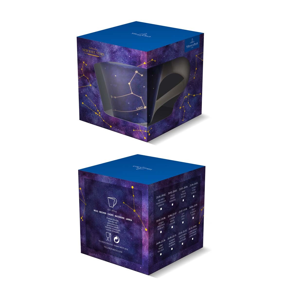 Kubek Strzelec NewWave Stars, 300 ml, Villeroy & Boch