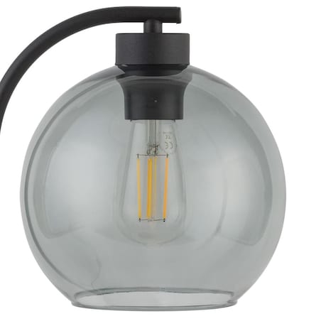 Industrialna lampka nocna kula Cubus 5102 TK Lighting przydymiona