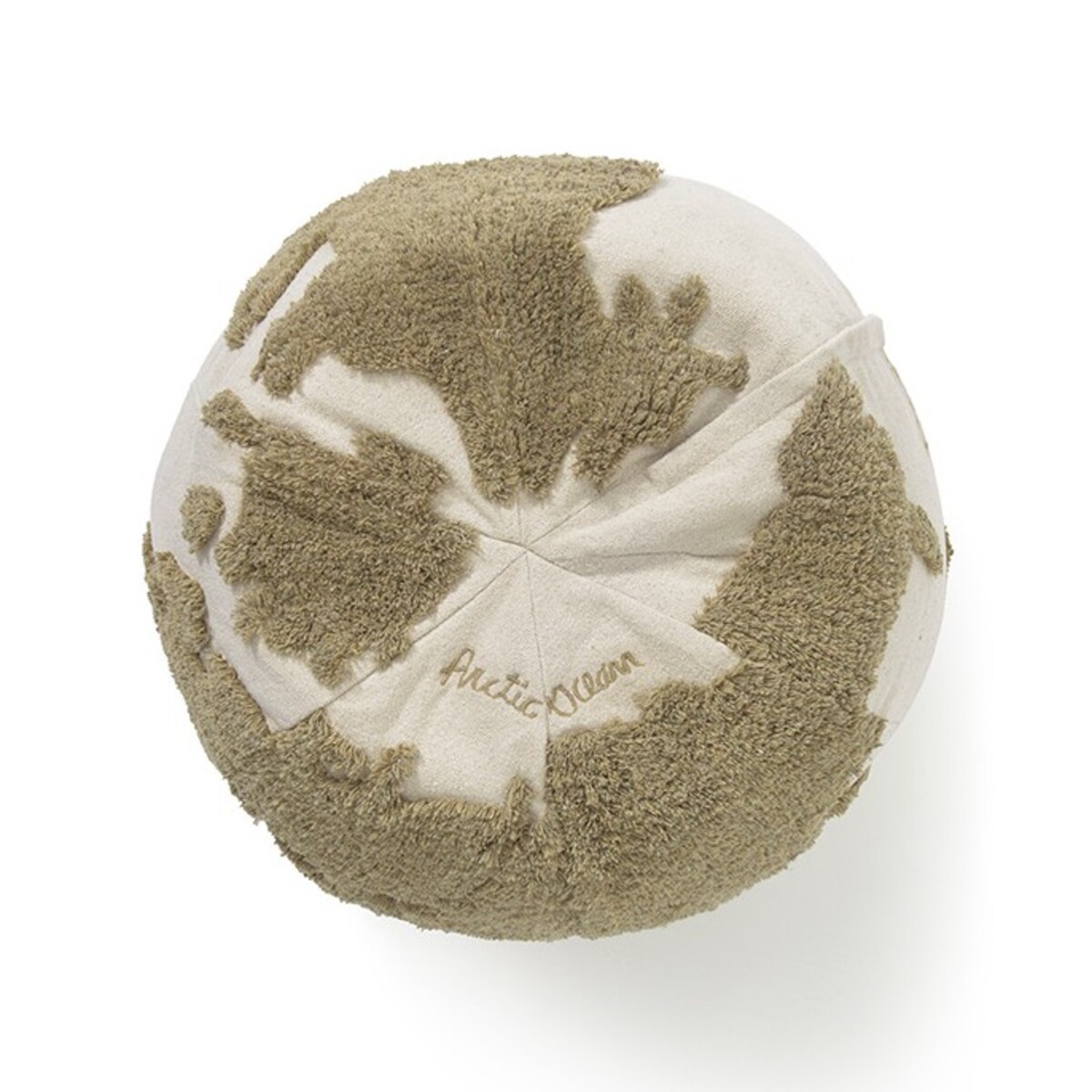 Pufa Mapa Świata Rugcycled Lorena Canals