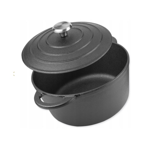 Garnek żeliwny ciężki żeliwo 22cm 2.6L ROSSNER