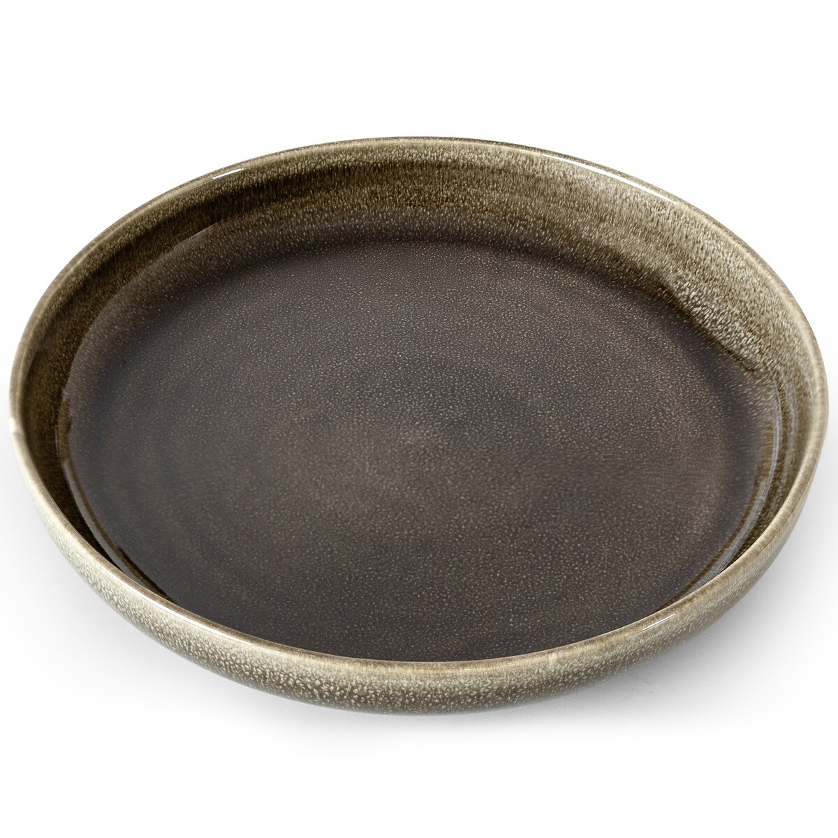 EDA Zestaw obiadowy 6 os. (24 el.), brązowy/szary/beżowy