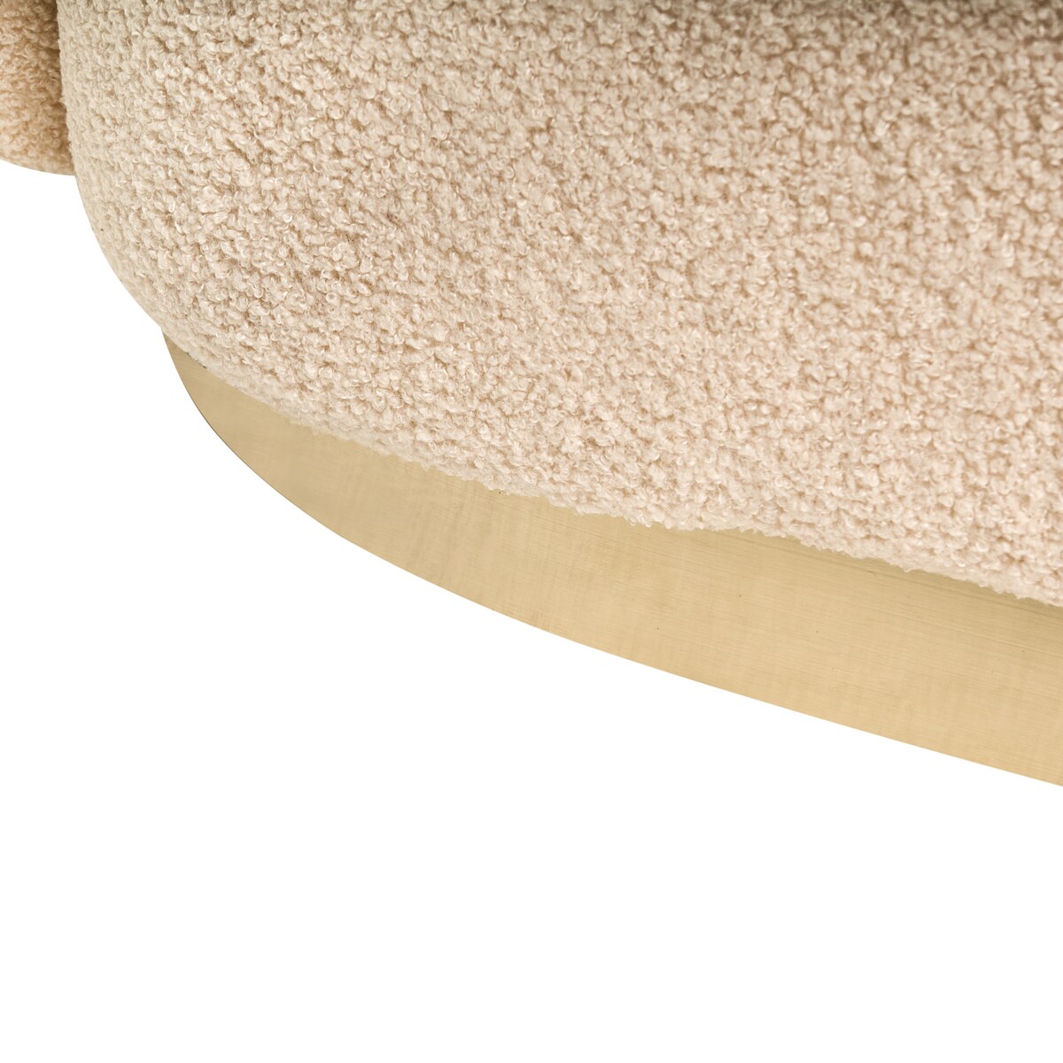 Sofa dla 2 osób SIPO Boucle Beżowy