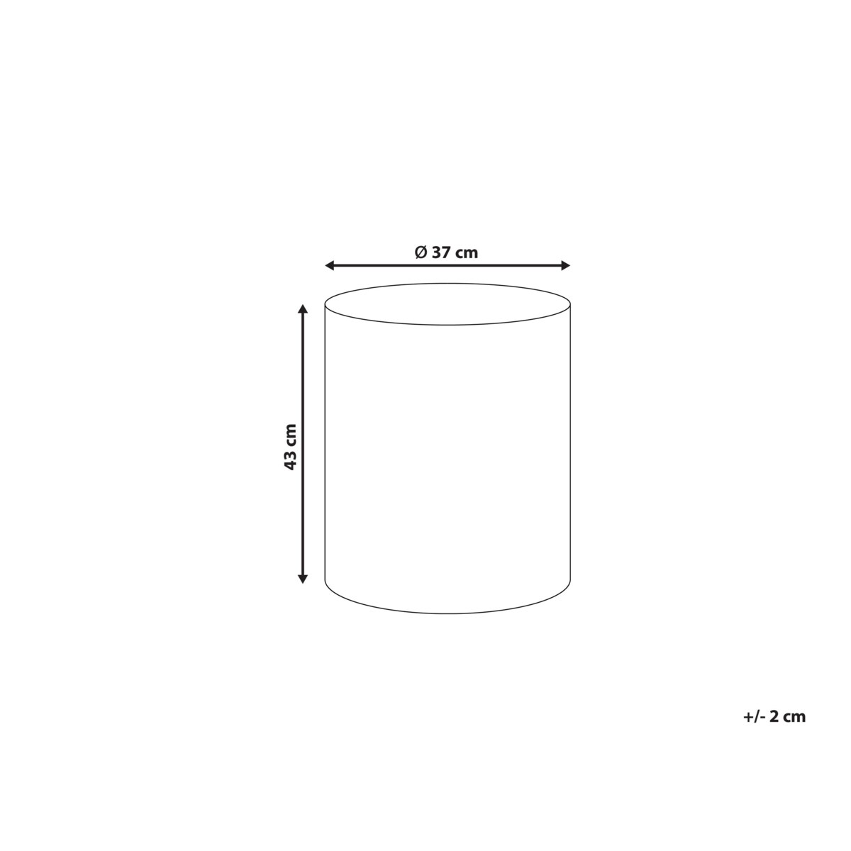 Stolik pomocniczy ANTELAO Biały