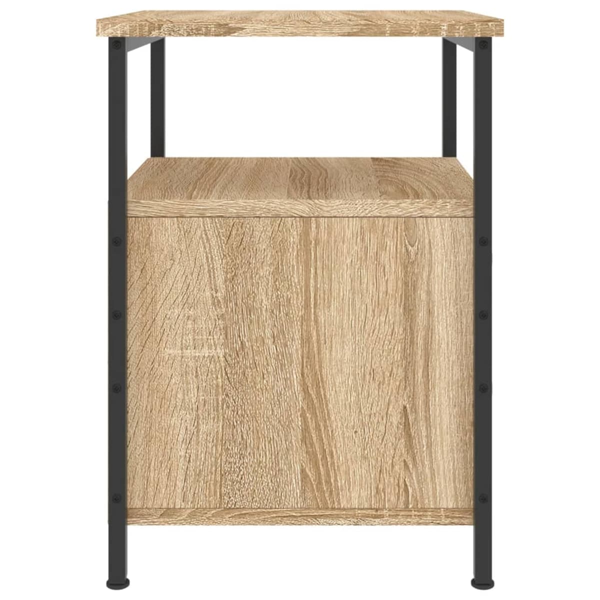 vidaXL Szafka nocna, dąb sonoma, 34x35,5x50cm, materiał drewnopochodny
