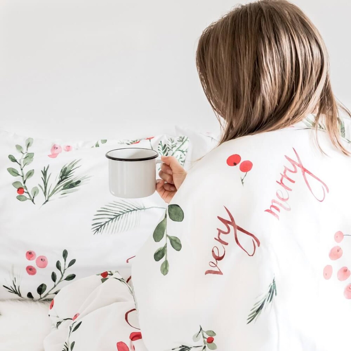 Pościel świąteczna Very merry 240x220 + 2x 50x60 cm