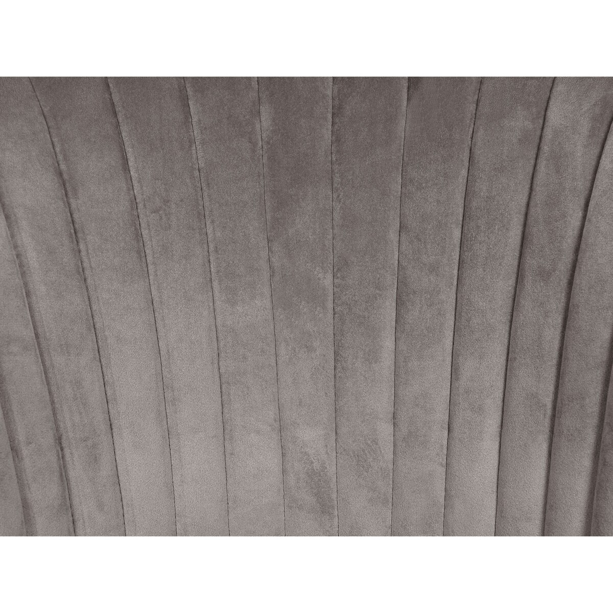 Zestaw 2 krzeseł do jadalni welurowy szary AUGUSTA