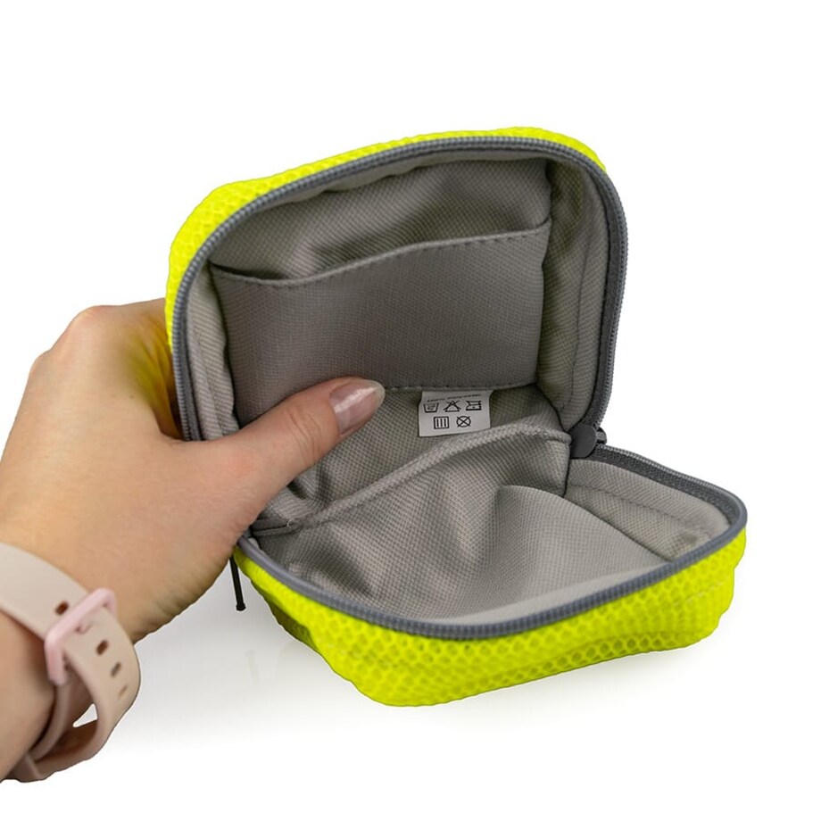 Organizer, etui w rozmiarze S, kosmetyczka na artykuły higieniczne, żółta