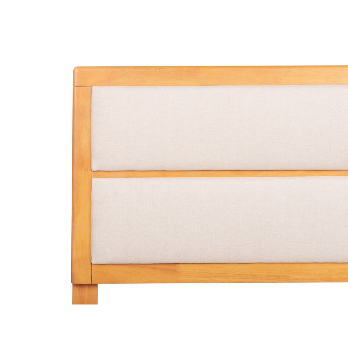 Łóżko 160 x 200 cm jasne drewno POISSY