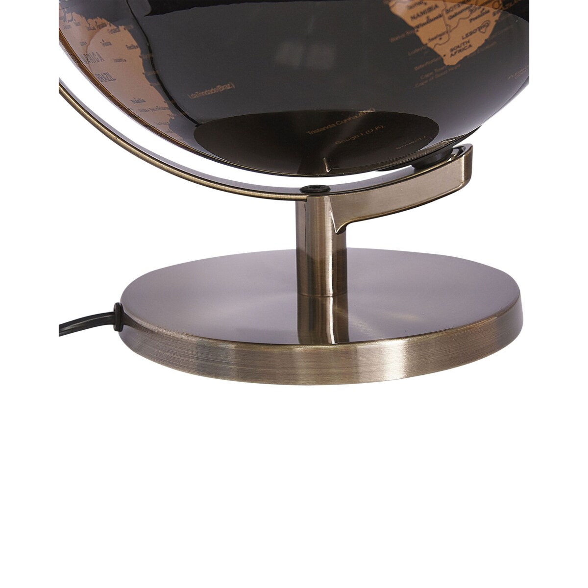 Globus LED 32 cm czarno-miedziany MAGELLAN