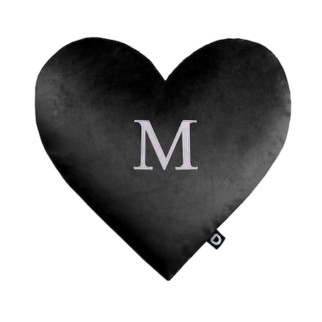 Poduszka VELVET VE2219 | czarne serce