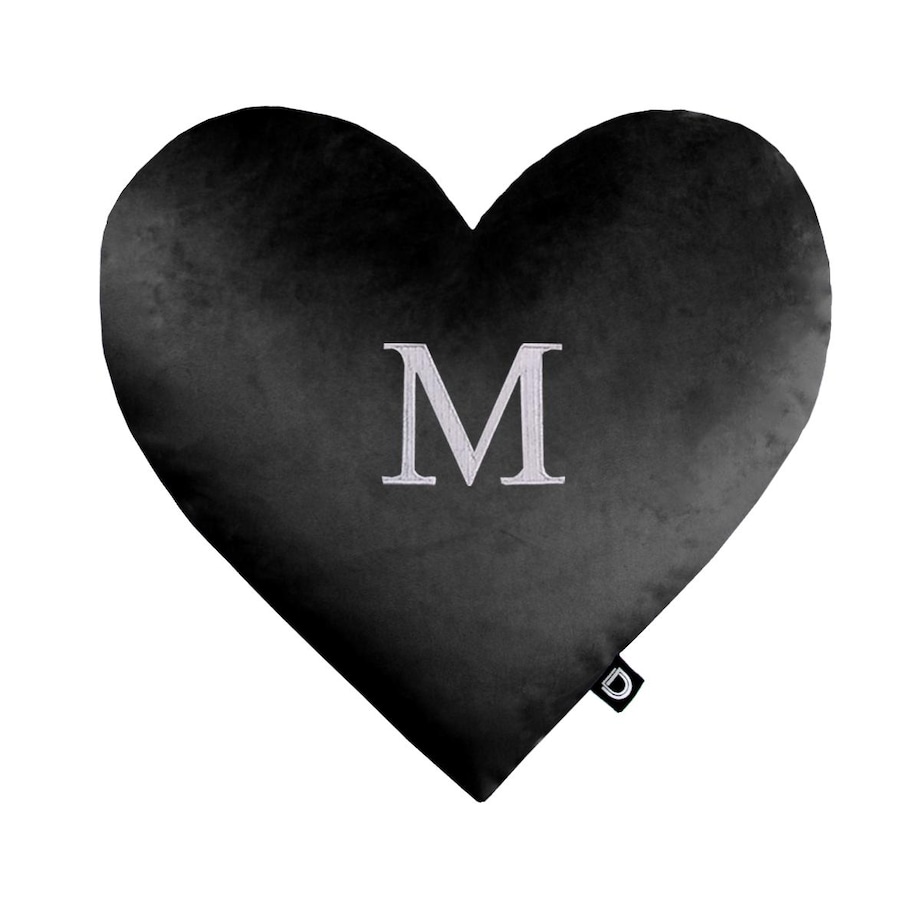 Poduszka VELVET VE2219 | czarne serce