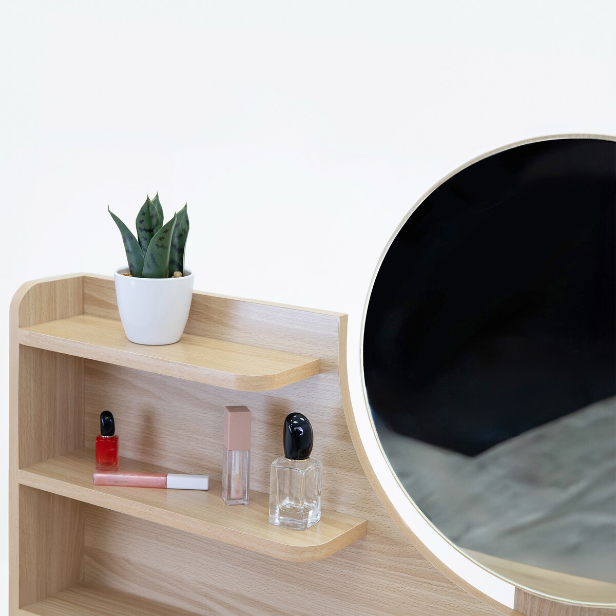 Toaletka z lustrem SCANDI kosmetyczna skandynawska