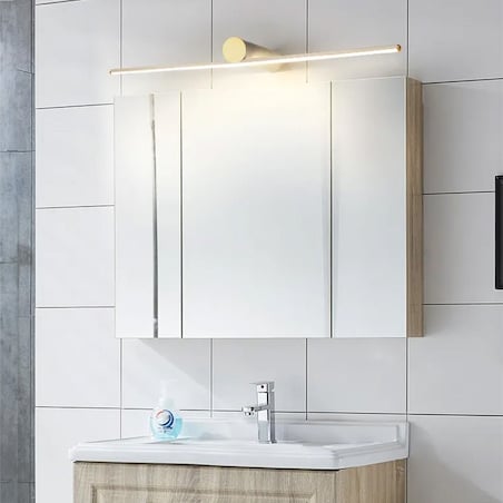 Kinkiet Led App1346-W 80Cm Złoty Szczotkowany, Metal