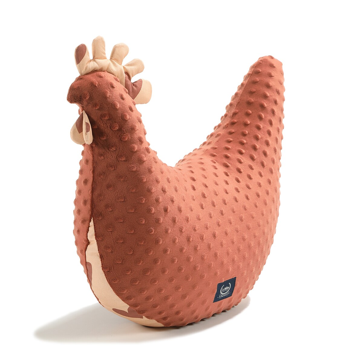 La Millou - Poduszka Kura Babci Dany Minky HEARTBEAT PINK