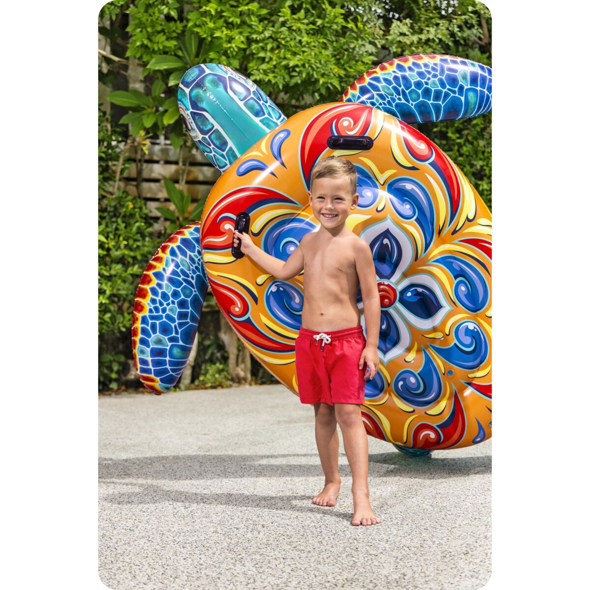 Dmuchany materac do pływania dla dzieci żółw wodny Bestway 41523