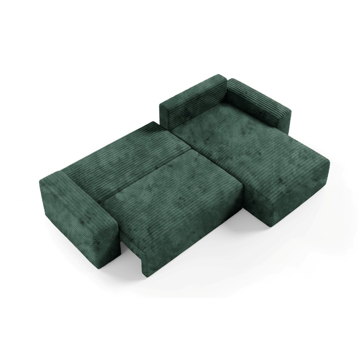 Narożnik COCO L z funkcją spania Kolor: TILIA 39