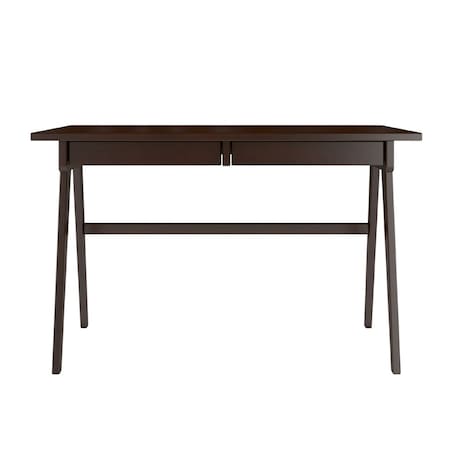 Drewniane bukowe biurko / toaletka z szufladami Visby EDDA / kolor palisander