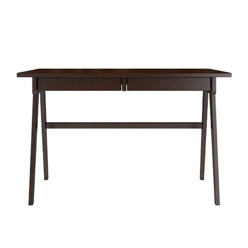 Drewniane bukowe biurko / toaletka z szufladami Visby EDDA / kolor palisander