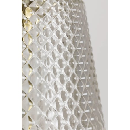 Kinkiet złoty ze szklanym kloszem Yulen