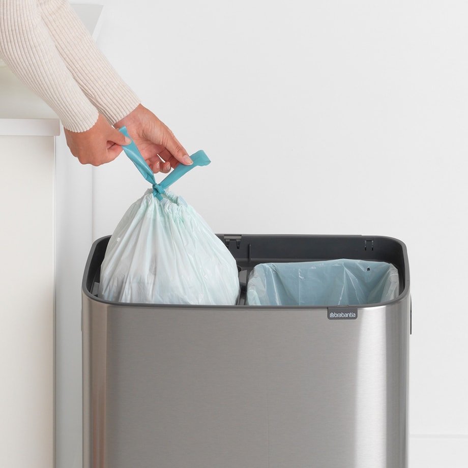 Kosz na śmieci Touch Bin BO 2x30L stal matowa 221422