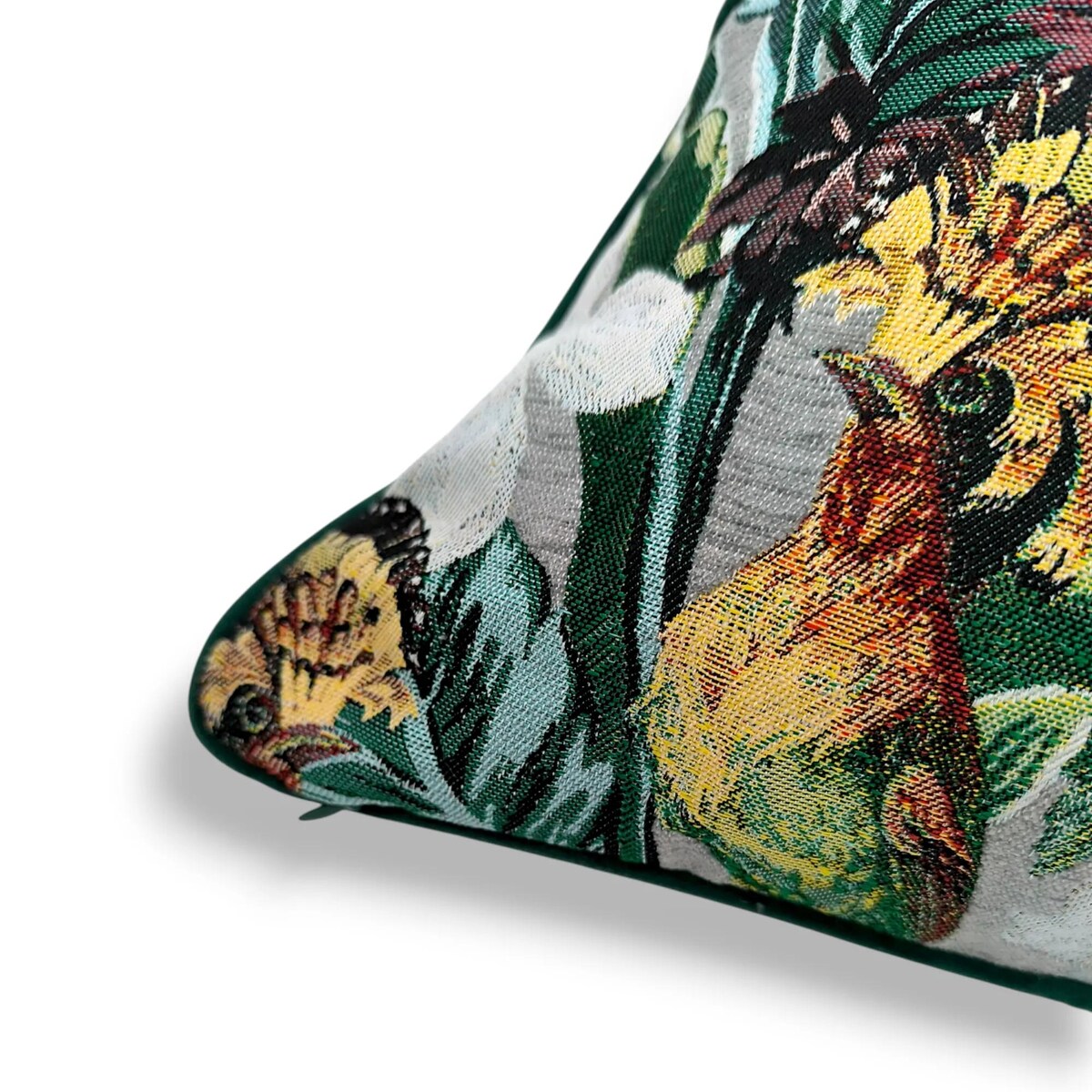 Zielony zestaw poduszek w liście - Echo Puszczy i Heaven