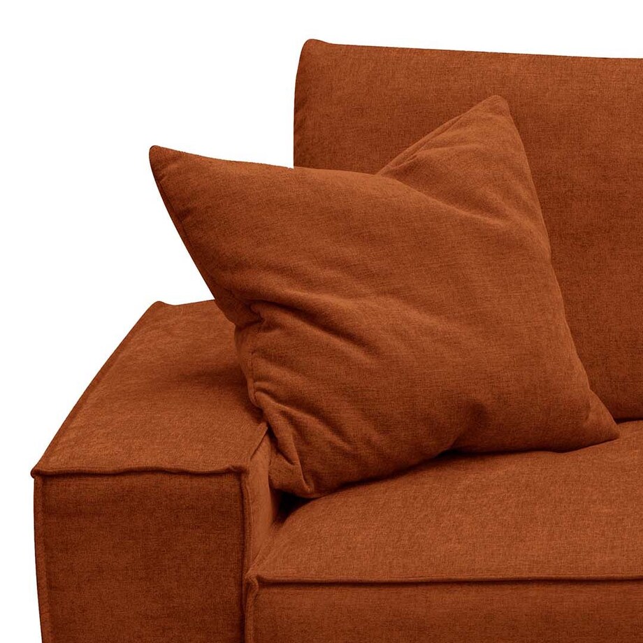 Melow Sofa narożna - pomarańczowa