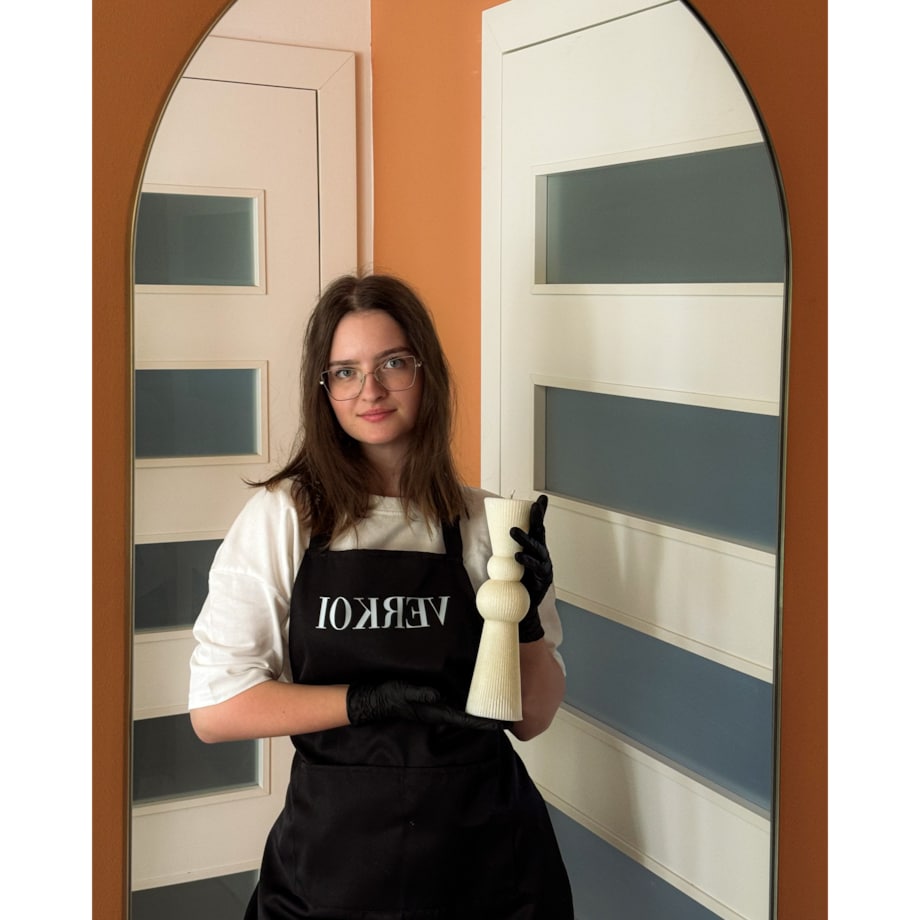 VERKOI Świeca Ozdobna Modern Alpha