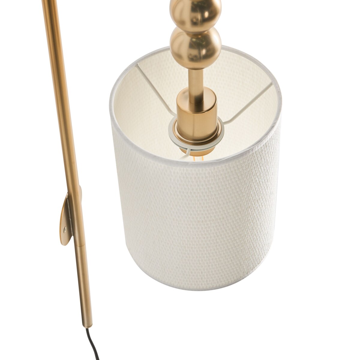 Lampa ścienna LOKY Metal Mosiężny