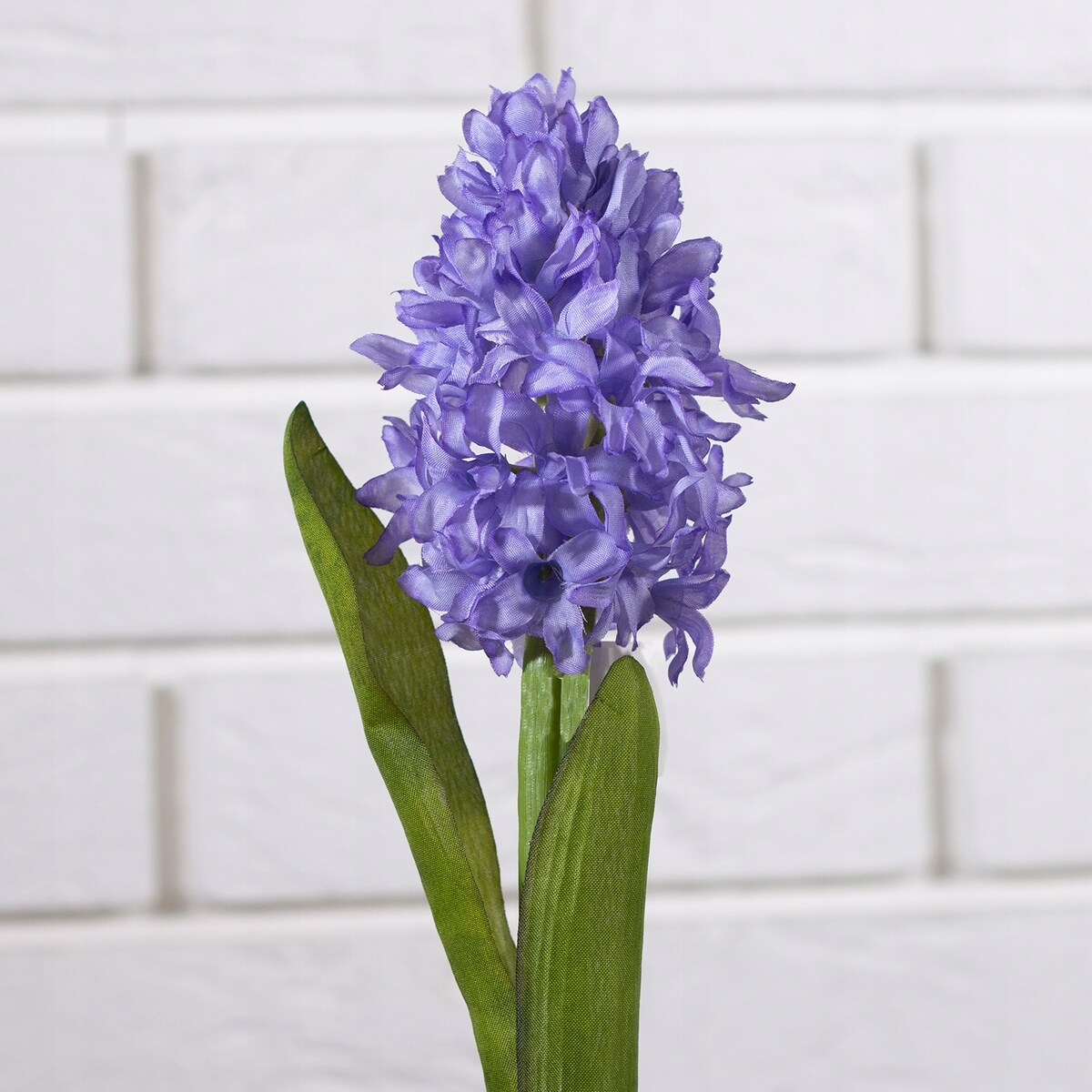 SZTUCZNY KWIAT HIACYNT fioletowy gałązka jak żywa 33cm