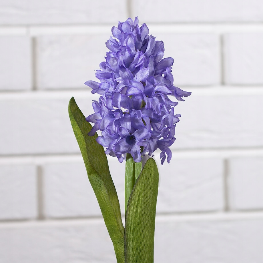 SZTUCZNY KWIAT HIACYNT fioletowy gałązka jak żywa 33cm