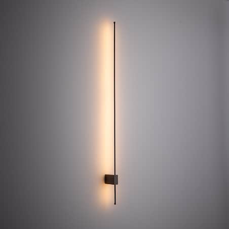 Kinkiet Led Tk Lighting Lixa Liniowe Podświetlenie Ścian Brąz 18W