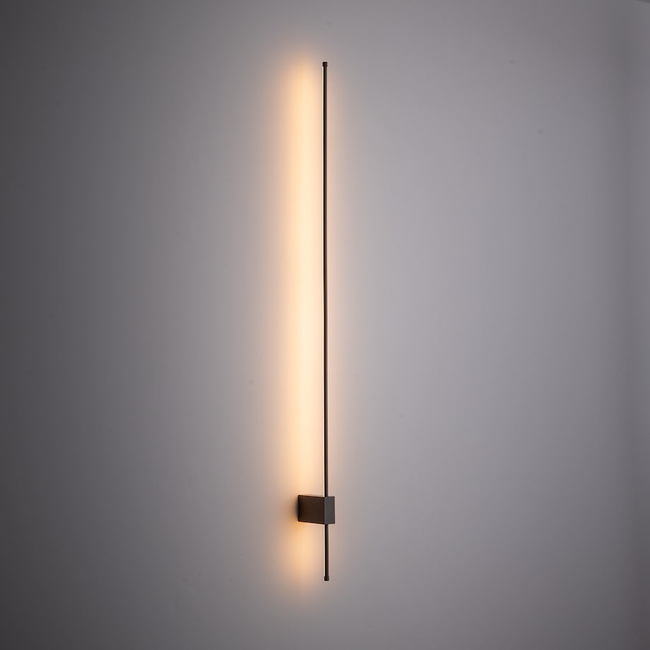 Kinkiet Led Tk Lighting Lixa Liniowe Podświetlenie Ścian Brąz 18W