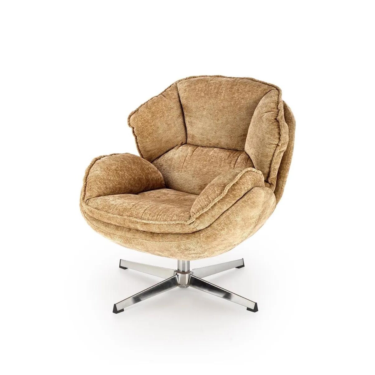 Fotel tapicerowany GUIDO musztardowy