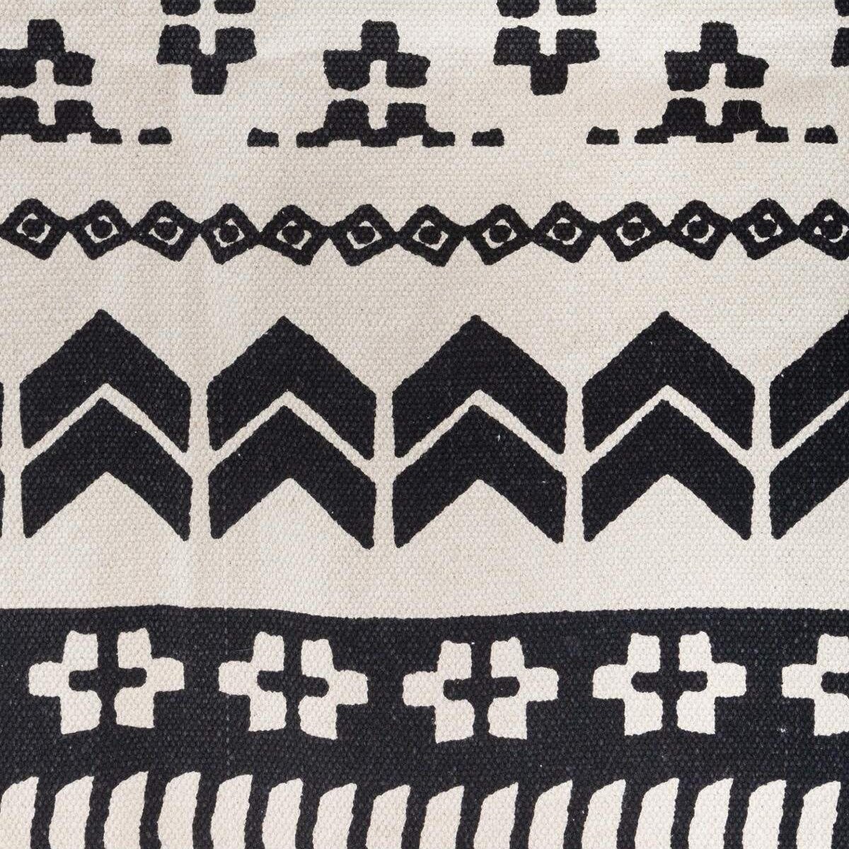 Dywan bawełniany z etnicznym motywem, 120 x 170 cm