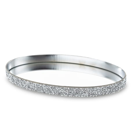 Taca dekoracyjna okrągła metalowa 23x13x2 cm VASSOIO