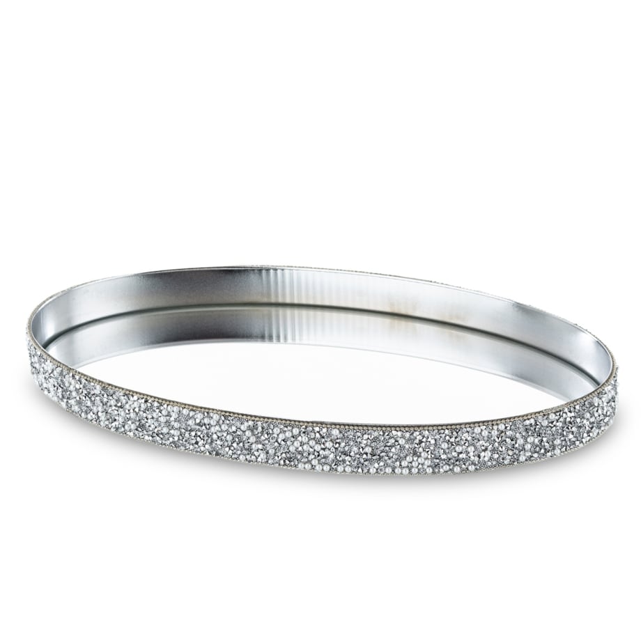 Taca dekoracyjna okrągła metalowa 23x13x2 cm VASSOIO