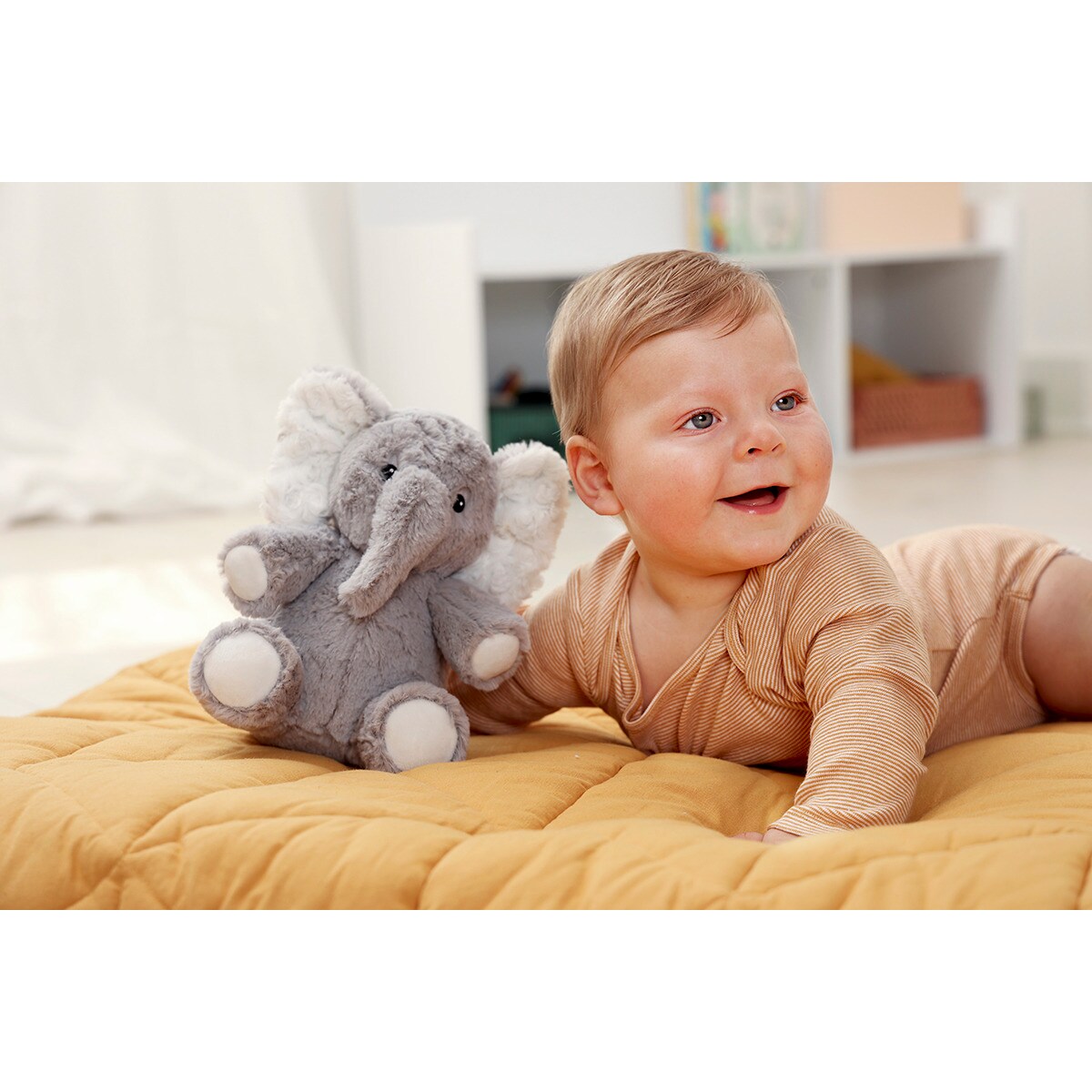 Szumiący słonik z pozytywką - Cloud b® Elliot Elephant™ On The Go