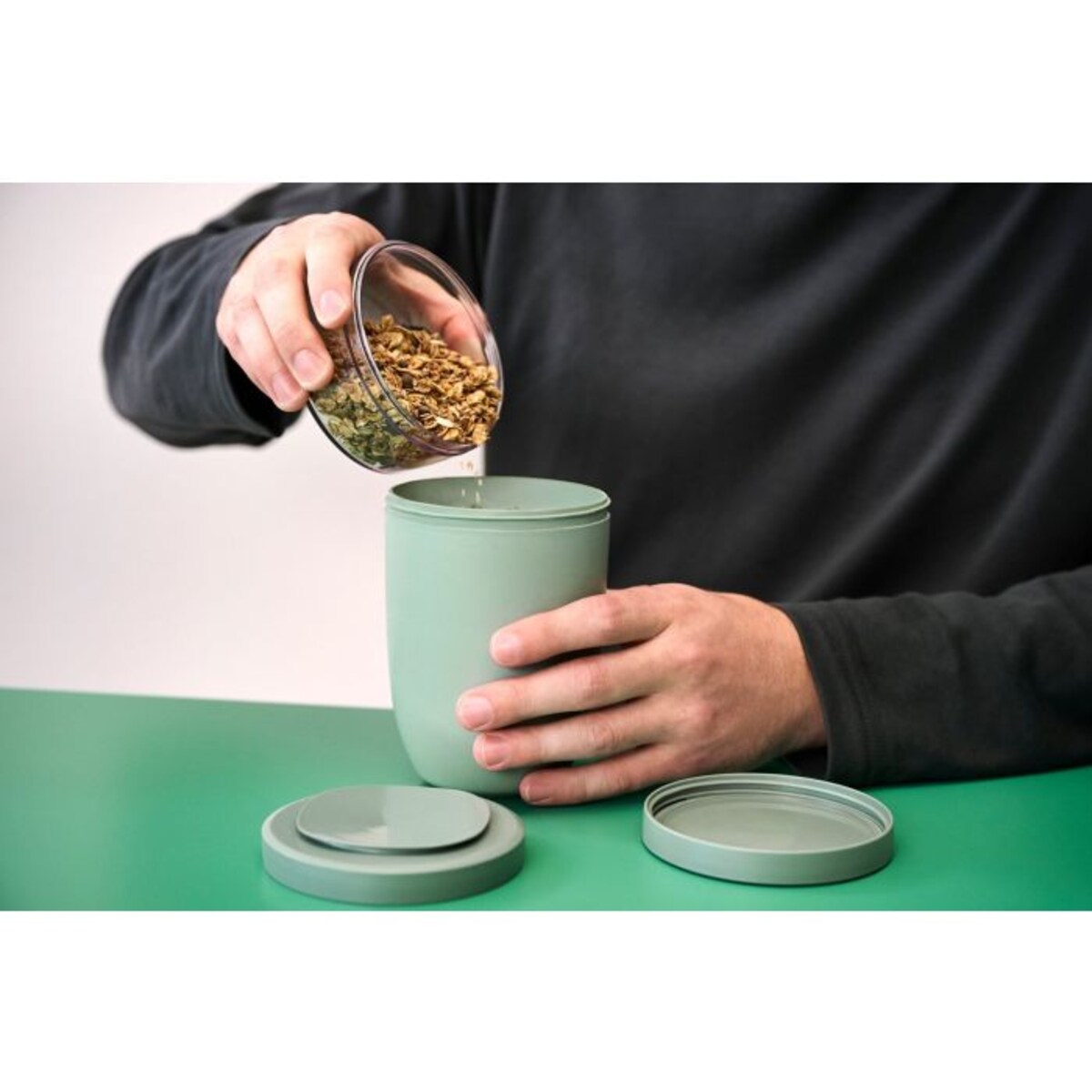 Lunchpot Ellipse XL 750+300 ml Nordic Sage 107657094700