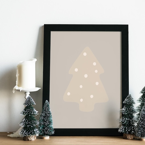 Plakat dla dzieci Choinka 40x50